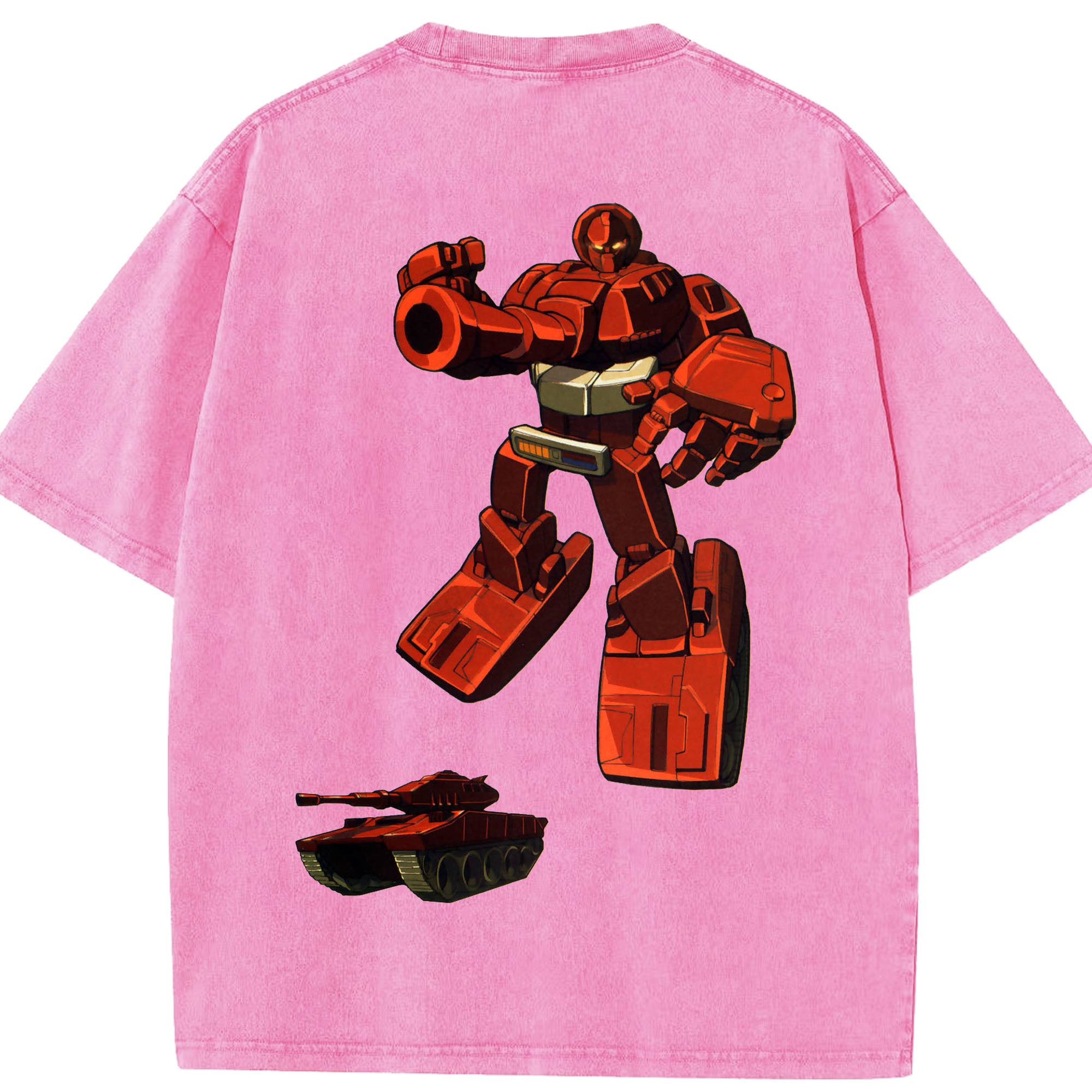（画像用）  綿100% ヴィンテージ風 半袖Tシャツ（背面プリント）